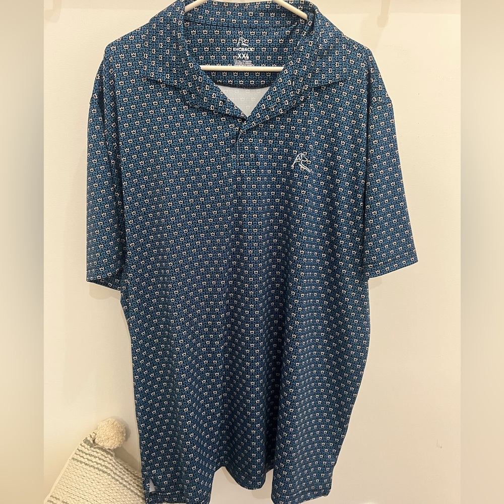 S O L D! Rhoback Performance Polo Golf Shirt